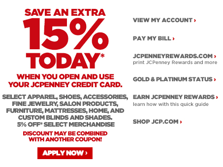 JCPenney Credit Card - Online Credit Center